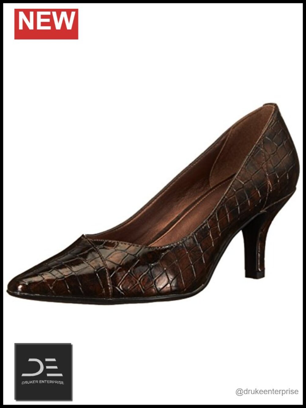Easy Street Chiffon Pump Pointed Toe Stiletto Heel Slip On Women's Shoes
